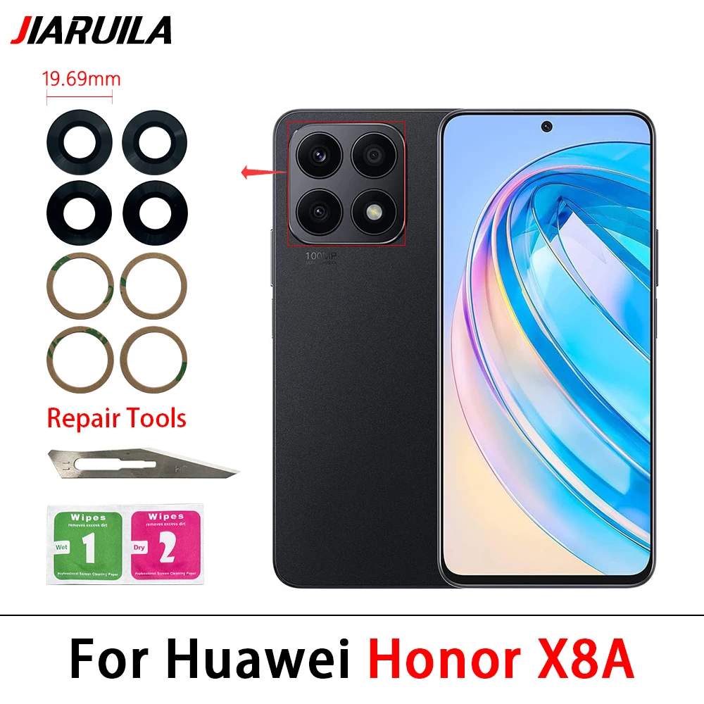 High-Quality Rear Camera Glass Lens Replacement with Adhesive and Repair Tools