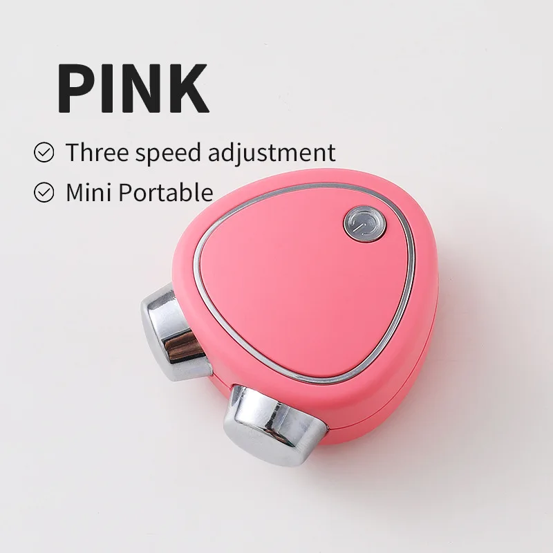 Face Lift Massager USB Portable Heart Shape Microcurrent Facial Massager Reduce Double Chin Handheld Face Lifting