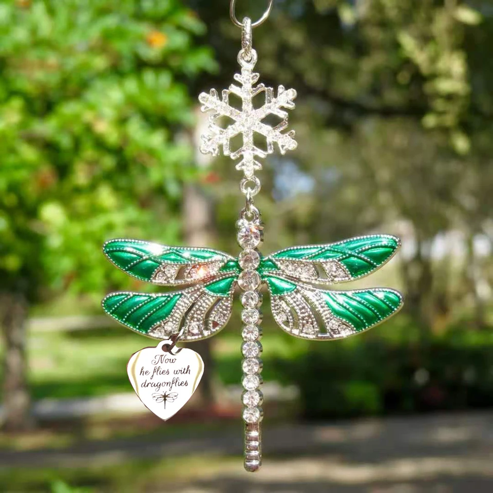 Memorial Dragonfly Ornament, Loss Of Mom, Sister, Friend