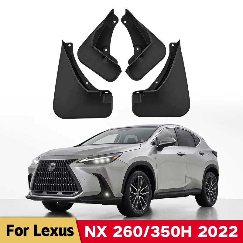 

Car Fender Mud Flaps For Lexus NX NX260 NX350h 2022 2023 Splash Guards MudFlaps Front Rear Mudguards Auto Accessories