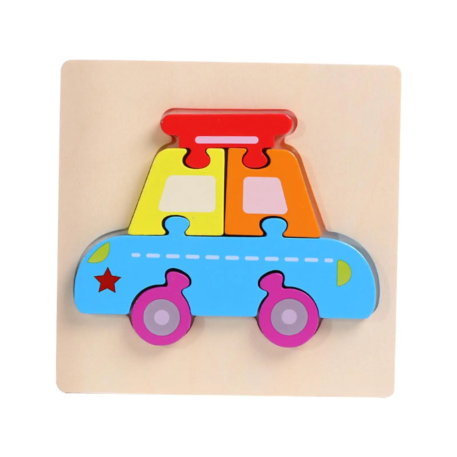 

Car Puzzles Educational Preschool Toys Colors Shapes Cognition Jigsaw Early Education Toy Montessori Jigsaw Puzzles Holiday Gift