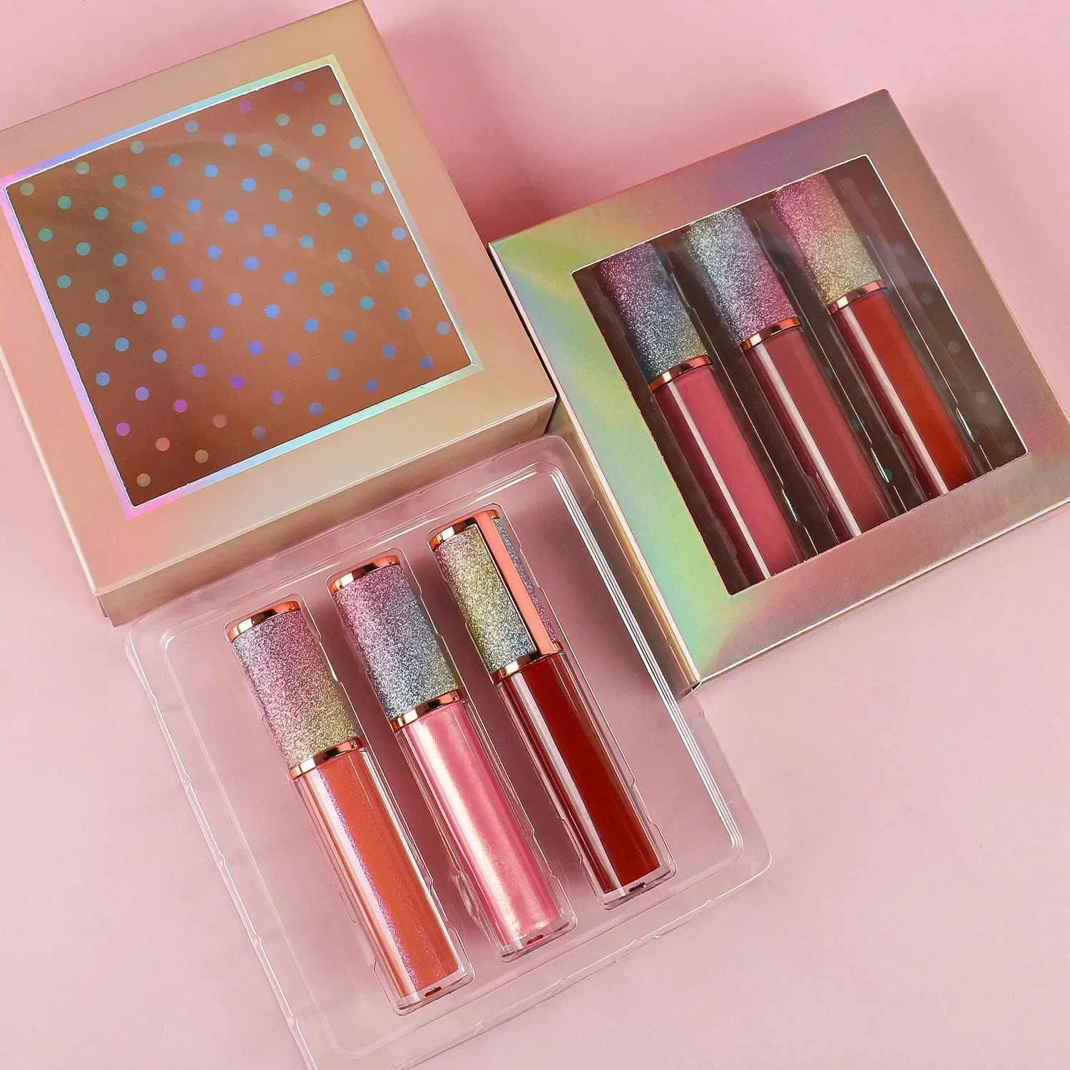 Private Label Lipgloss Vegan Makeup Sets Lip Make Up Kit Wholesale High Quality 3