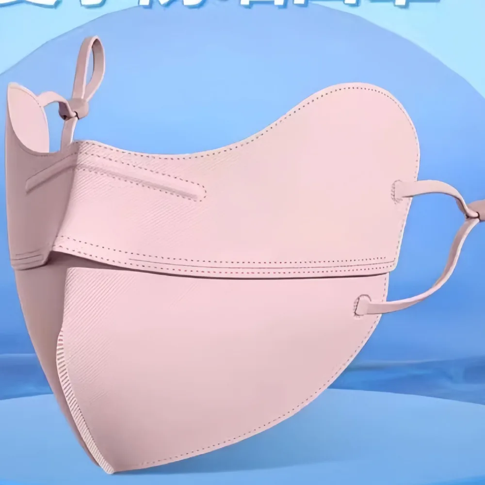 Anti-uv UPF50+ Ice Silk Sunscreen Mask Face Veil Summer Outdoor Riding Hiking Face Mask Breathable Unisex Cover Scarf