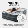 INTEX 64417ED Dura-Beam Deluxe Comfort-Plush High-Rise Air Mattress Fiber-Tech Queen 22in Bed Height 600lb Weight Capacity Grey 5
