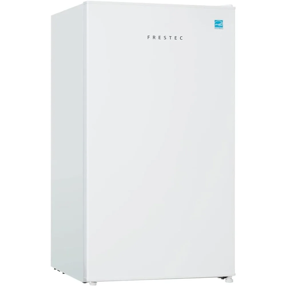 

Frestec 3.1 CU' Mini Refrigerator, Compact Refrigerator, Small Refrigerator with Freezer, White (FR 310 WH)