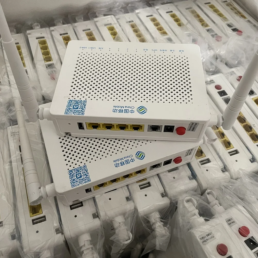 중고 Gpon 듀얼 밴드 4ge + 1tel + 2usb + Ac 5g Wifi Onu Gpon OLT 중고 전원 라우터 없음, F673av9, F673av9, 6/8, 50 개 