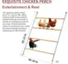 Chicken Coop Roosting Perch Essentials：Perfect for Backyard Poultry,Easy to Assemble & Clean, Fun Roost Toys Included 4