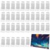 36/72 Pcs Record Display Stand Wall Mount with Acrylic Vinyl Record Display Shelf Adhesive Clear Record Holder for LP Albums CD 1