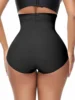 1 pièce Pantalon sculptant taille haute pour femme avec effet rehausseur de fesses, respirant, avec ceinture et entrejambe renforcé double couche