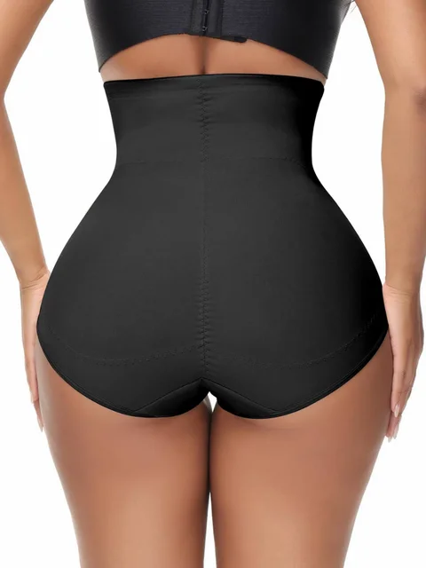 1 pièce Pantalon sculptant taille haute pour femme avec effet rehausseur de fesses, respirant, avec ceinture et entrejambe renforcé double couche