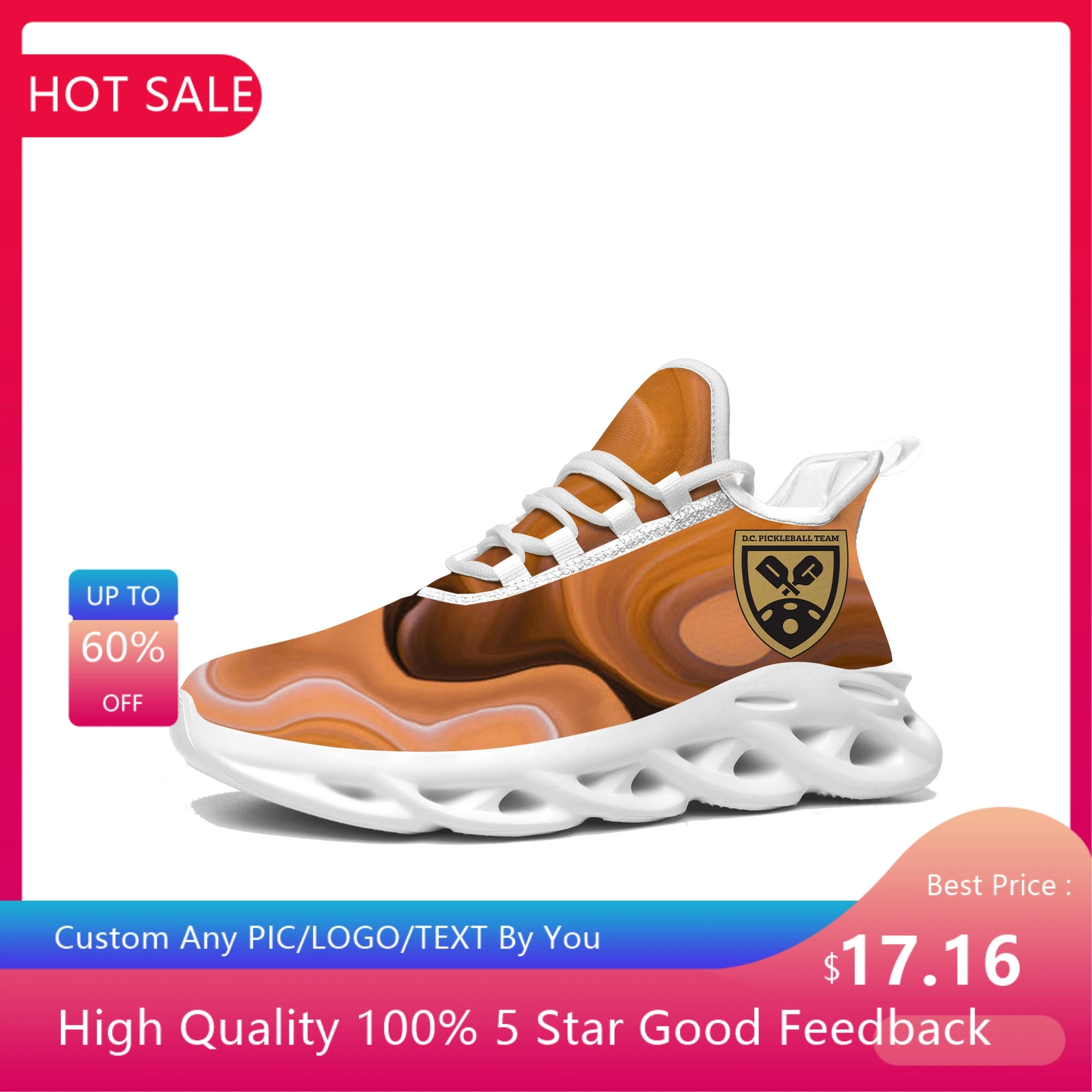 

D.C. PICKLEBALL TEAM pickleball Flats Sneakers Mens Womens Sports Running Shoes High Quality DIY Sneaker customization Shoe