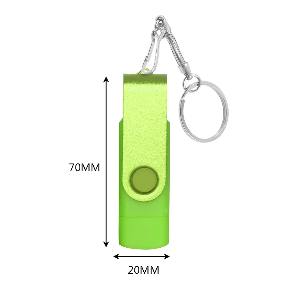USB Flash Drive Flash Drive Type C Pendrive Fashion rotation Type-C Usb Flash Drive 128GB 64GB Pen Drive 256GB Pendrive 32GB 16GB 2 IN 1 Memoria Usb Stick Type C 3.0