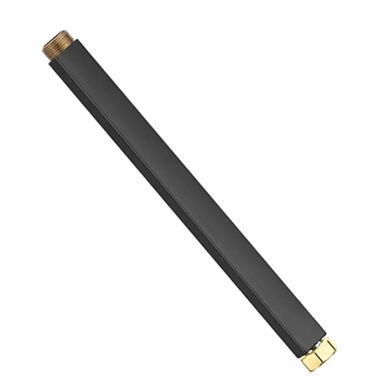 Bathroom Shower Faucet Extension Tube Shower arm Accessory Brass Tube Square Round 40cm shower pipe extension