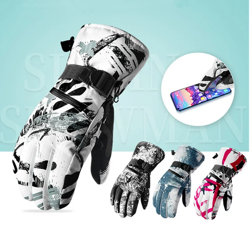 Motorcycle Gloves Winter Full Finger Racing Men Women Outdoors Sport Cycling Waterproof Protection Touchscreen |