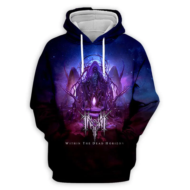 

New Fashion INFERI Rock Band 3D Printed Clothes Streetwear Men Hoodies Sweatshirt Fashion Hooded Long Sleeve Pullover Tops