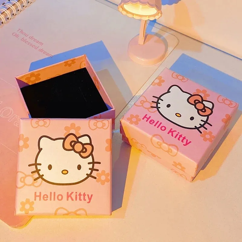 1/5pcs Sanrio Hello Kitty Gift Box Jewelry Storage Box Shopping Bag Party Decoration Cute Anime Tote Bag Christmas Gift for Girl