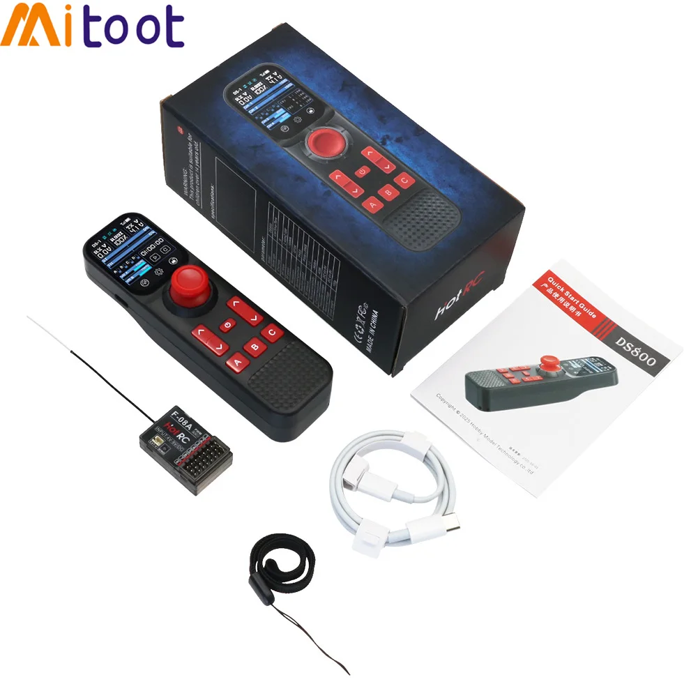 Émetteur RC DS-800 2.4GHz pour Voiture Bateau Camion - Radiocommande Universelle