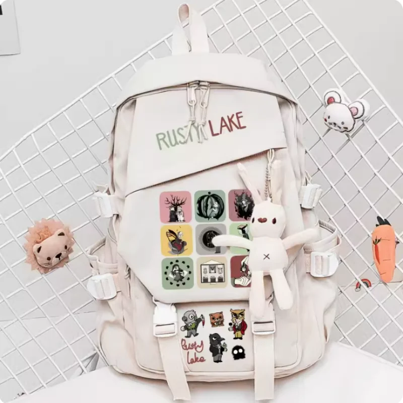 

Anime Rusty Lake: Hotel Big Capacity Girls Backpack Travel Bag Boy Teenager Schoolbag Student Rucksack