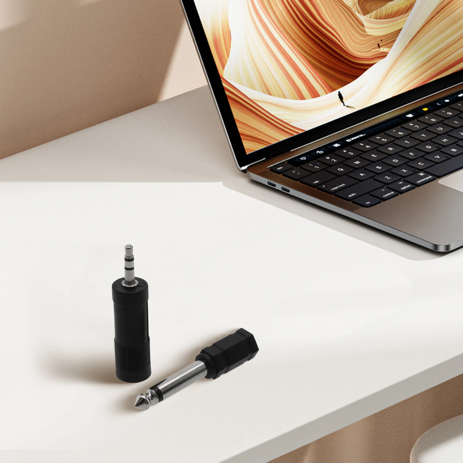 

Home Living Room Headphone Adaptor Connector 4PCS 6.3mm Converter Stereo 1/4 Inch 3.5mm To 6.35mm For Headphone