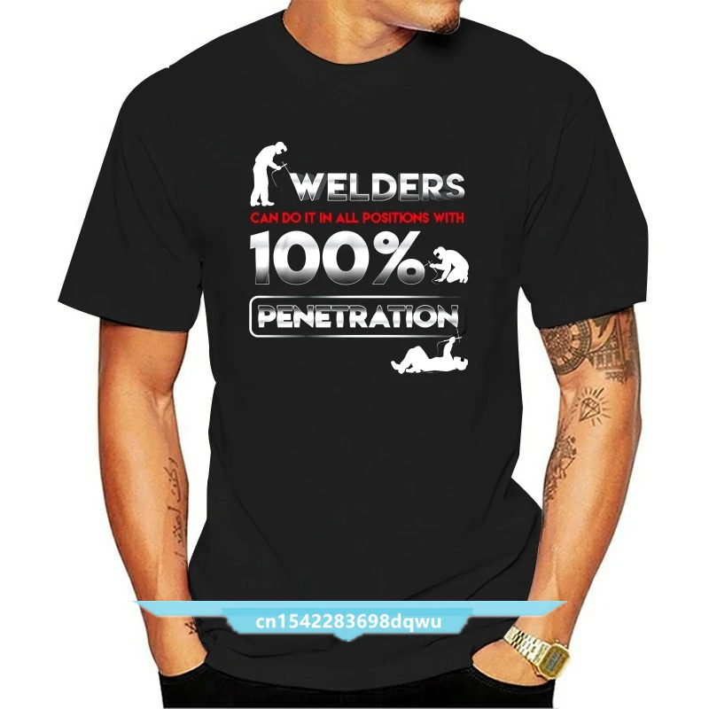 Maglietta Da Uomo Cool Welders Può Farlo In Tutte Le Posizioni (1) Magliette Maglietta Da Donna