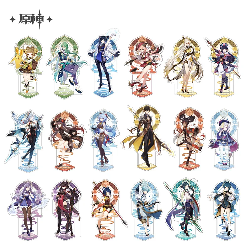 

Games Anime peripheral figure Liyue Harbor theme series character standing acrylic decoration standing plate Genshin Impact