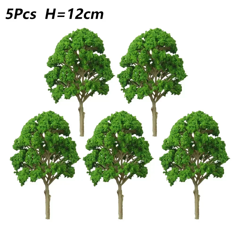 5Pcs Trees Model Trees Micro Landscape DIY HO OO Scale Decor Scale Architectural Model Train Layout Tree Building DIY Toys