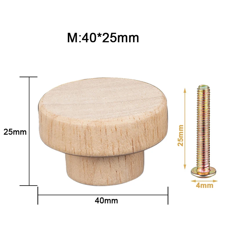 Handcrafted Rattan Wooden Drawer Knobs – Elegant Round Handles for Cabinets, Dressers, and Wardrobes