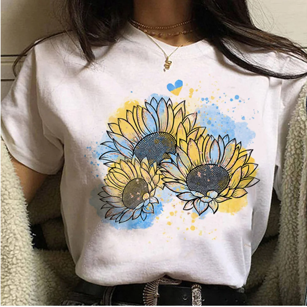 

Ukraini Ukraine Flag top women funny top female 2000s clothes