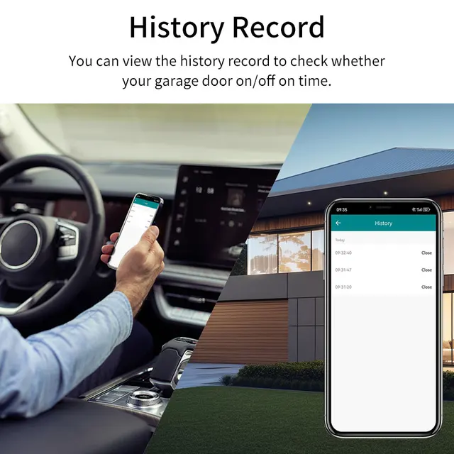 100-240V Tuya Zigbee/WiFi Switch Smart Garage Door Opener Controller Module Voice App Control Work with Alexa Google Assistant 5