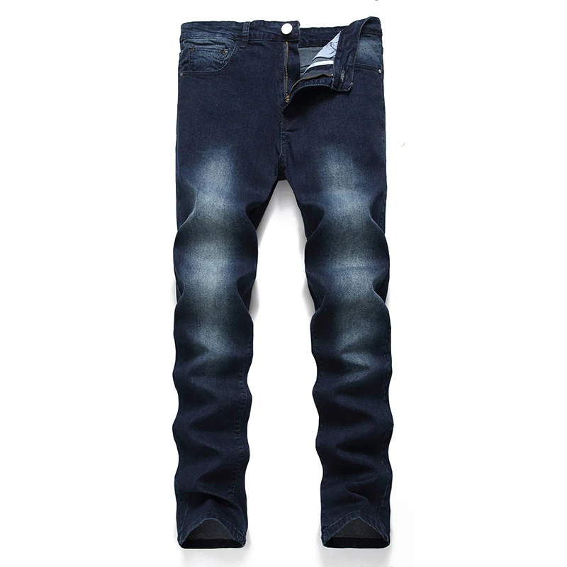 Мужские брюки Брендовые повседневные светло-голубые джинсы уличный стиль