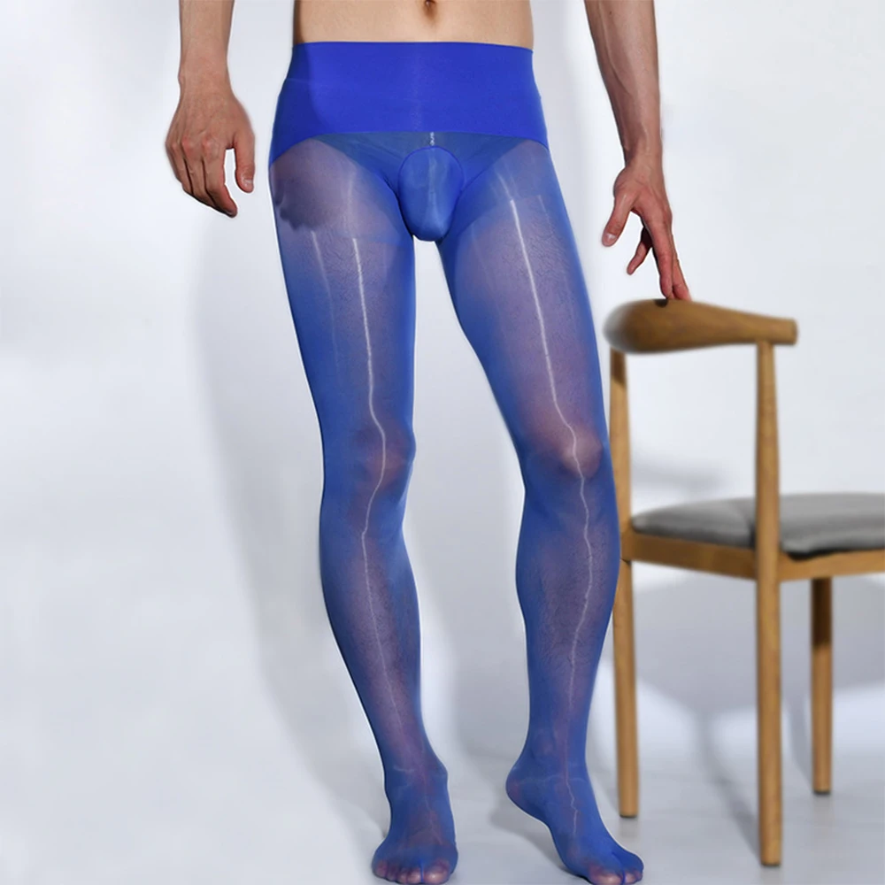 

Men Oil Shiny Glossy Stockings Sissy Seamless Tights Sheath Open Sexy Silky Pantyhose Gay Erotic Socks Lingerie Underwear Panti