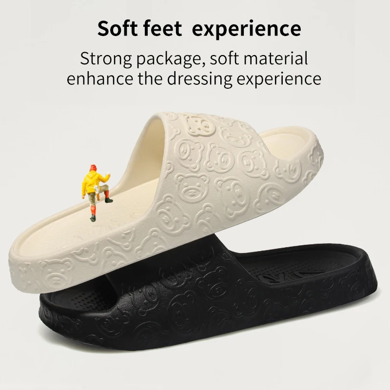 Non-Slip Slippers for Women Outdoor Wear 2024 New Indoor Home Sandals Female Summer Eva — view 3