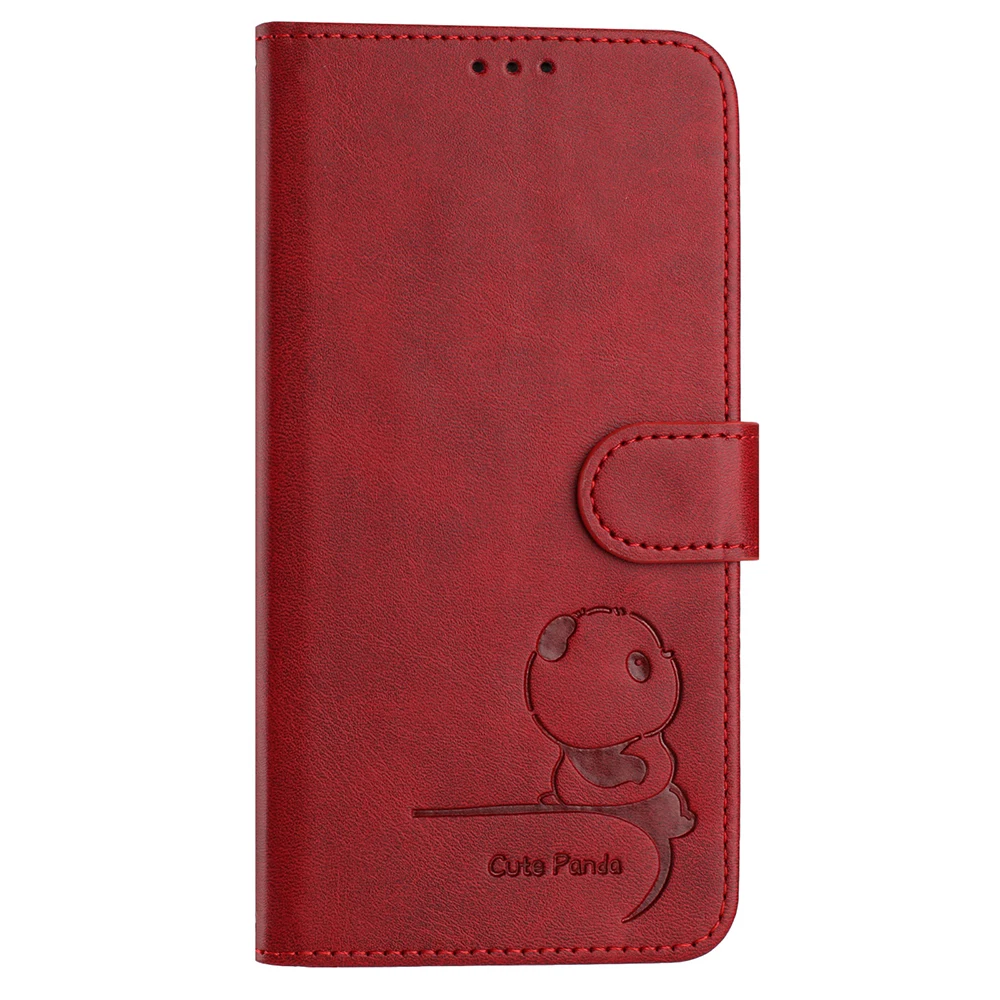 Adorable Panda Design Wallet Phone Case Cover