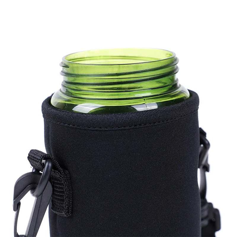 Портативная Изолированная неопреновая сумка-держатель для бутылки с водой, сумка через плечо 420/550/750/1000/1500 мл с регулируемым ремешком