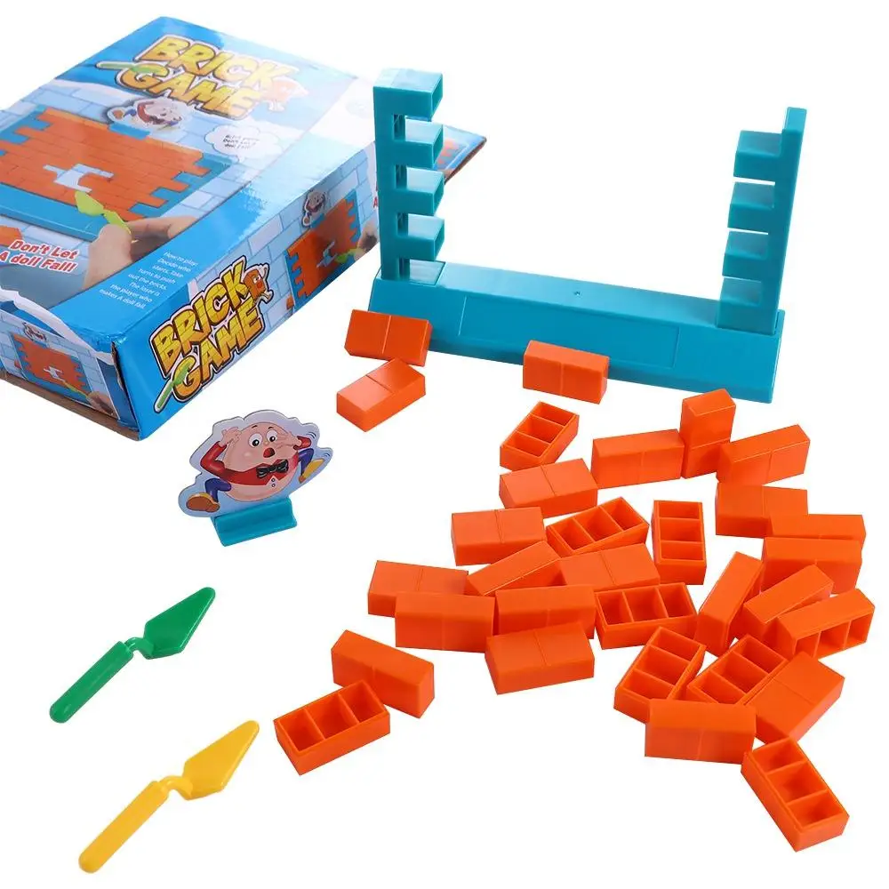 

Plastic Push Wall Board Game Educational Demolish Wall Interactive Battle Toys Logical Two Players Children Push Brick