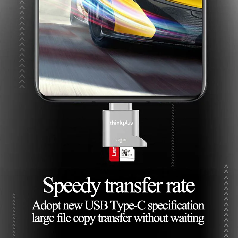 SD Card Reader For Lenovo USB C to SD Type C TF Memory