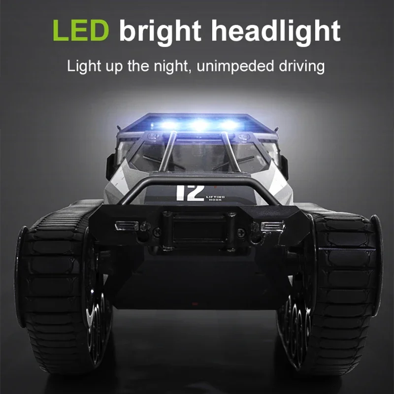 RC Army Ripsaw EV2 1:12 Model Toys 2.4Ghz Remote Control Off-road Tracked Vehicle High-tech Four-wheel Drive Cars Kids Boys Gift 4