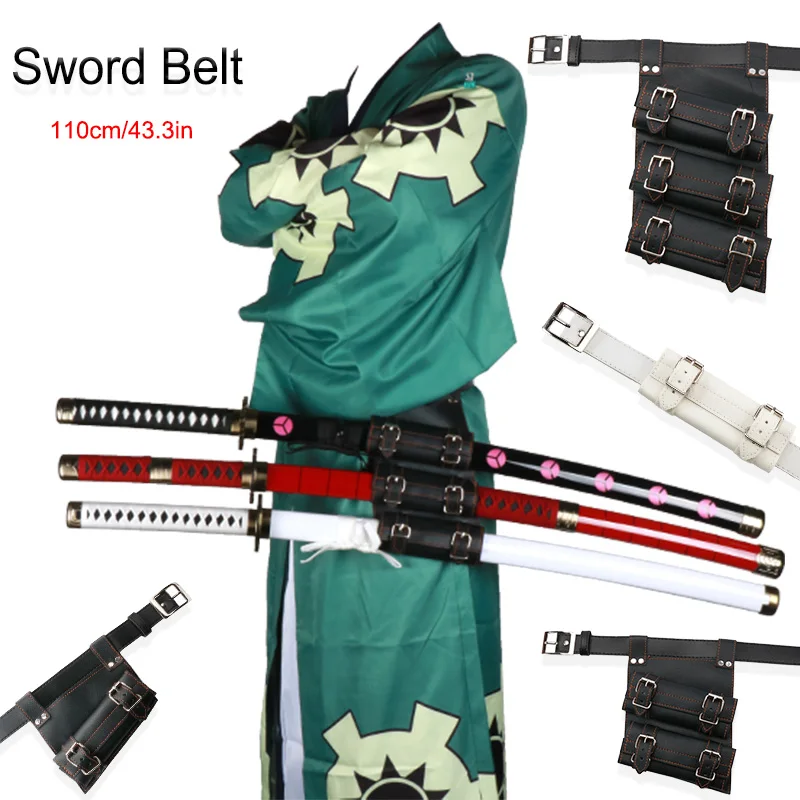 Косплей Аниме Katanas меч фиксированная искусственная стропа шнурок ножной бамбуковый меч пояс 1/2/3 яруса набор ремней аниме товары Ltem пояс