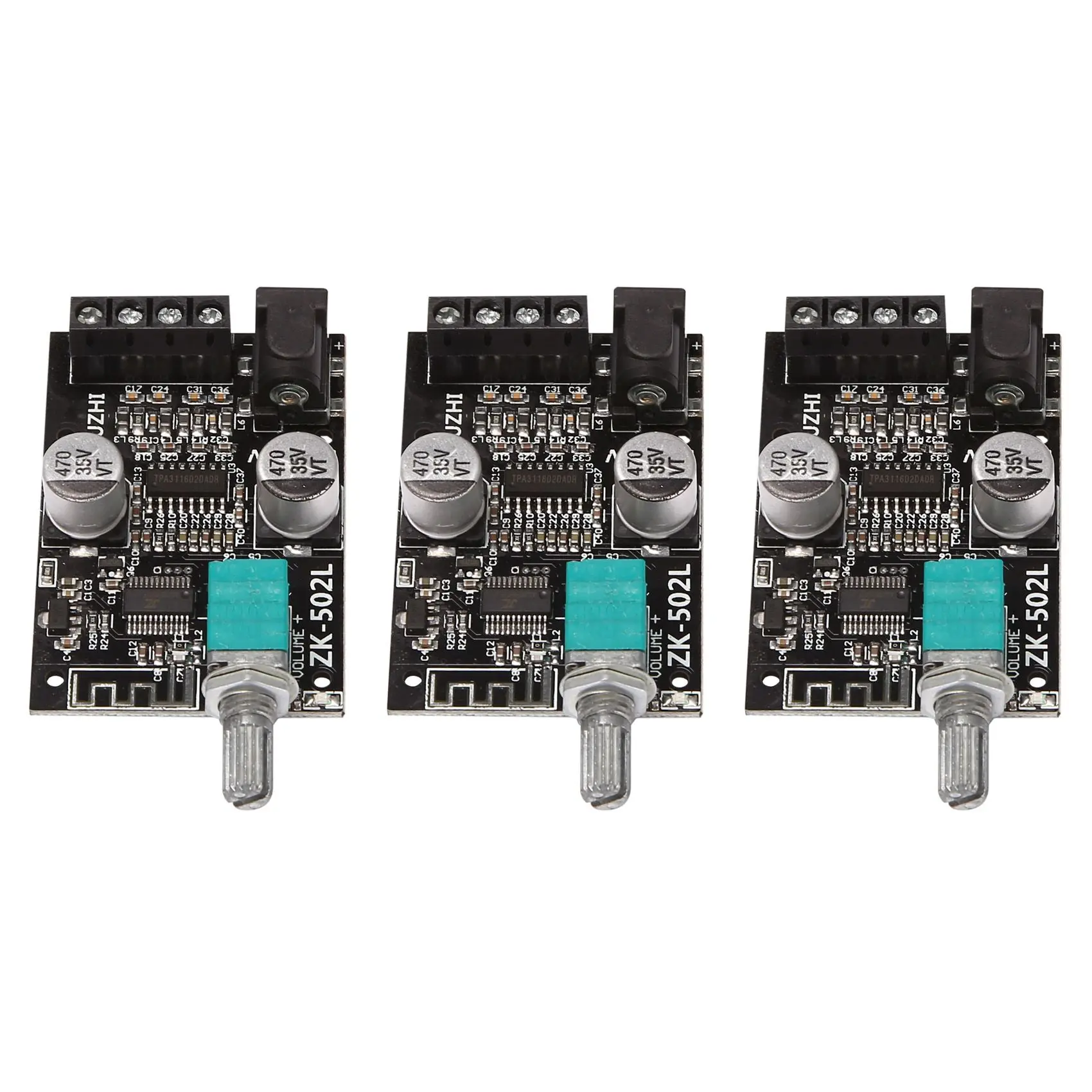 

3X Bluetooth 5,0 беспроводной аудио цифровой усилитель мощности, стереоплата 50Wx2, Bluetooth усилитель