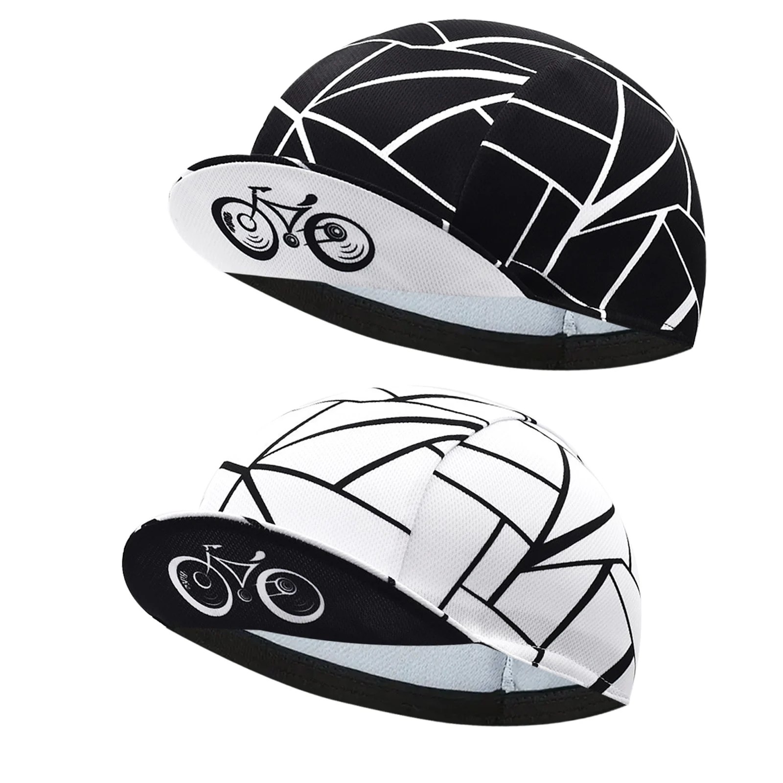 2 Types White Black Lines Bikes New CLassical Cycling Cap Breathable Unisex Gorra Ciclismo JIASHUO 2