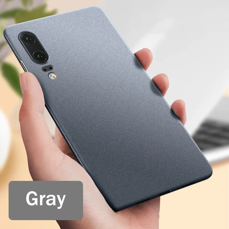 Slim Sandstone Matte Shockproof Phone Case - Hard PC Protective Cover