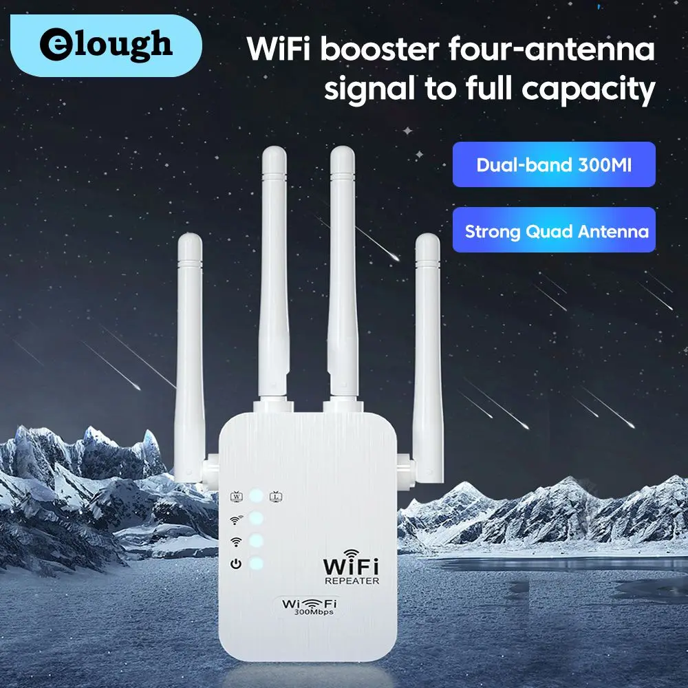 Repetidor de Roteador sem Fio Wifi Impulsionador de Sinal Wifi Extensor de Banda Dupla Plugues da ue Amplificador Wifi 2.4g 5g 300m