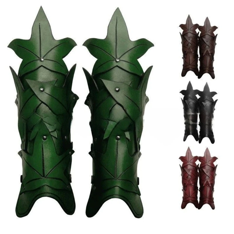 

PU Arm Guard Historical Adult Role Play Gauntlet Cosplay Knight Arm Bracers