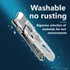 TJ SEGA Professional Nail Clipper Trimmer Cutter Robot Style New Process Power and Beauty Thick Hard Toenail Fingernail Scissors 3