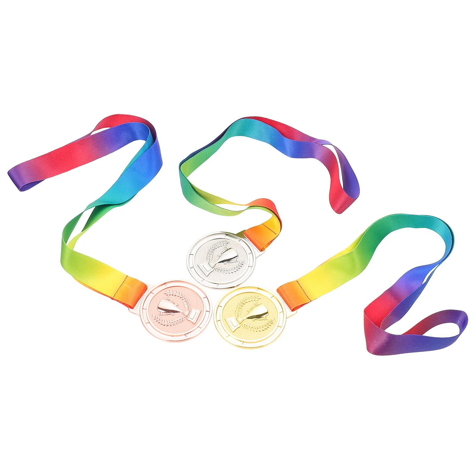 

Kids Awards Medal Alloy Ribbon And Award Ribbon Sports Day Party Bag Prize Awards Toys Children Party Favor