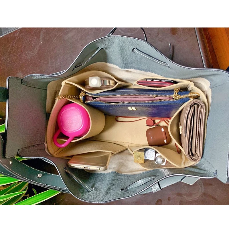 EverToner For LV GASTON WEARABLE WALLET Bag Felt Insert Organizer Inner  Purse Portable Handbag Makeup Organizer - AliExpress