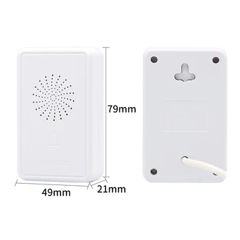 Wired Door Bell 12V DC Wired Voice-Enhanced Doorbell - Secure Access Control Entry Chime System 1