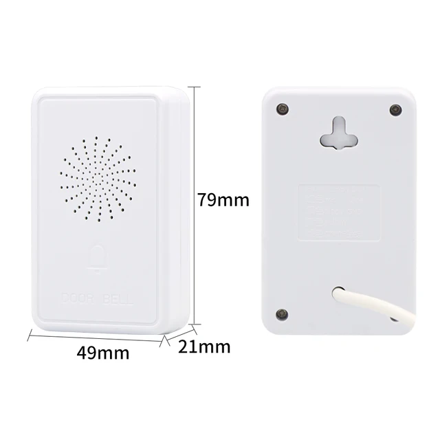 Wired Door Bell 12V DC Wired Voice-Enhanced Doorbell - Secure Access Control Entry Chime System 1
