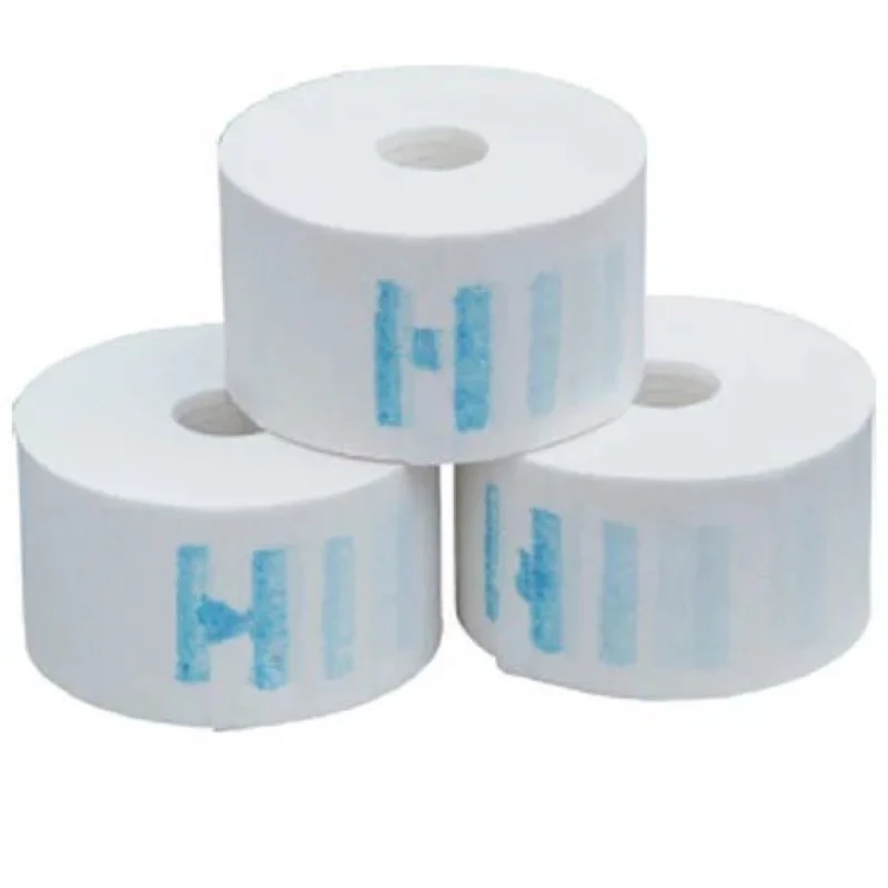 1 Roll/Pack Hair Cutting Accessory Neck Paper Adjustable Barber Dedicated Salon Hairdressing White Black Neck Strips 1