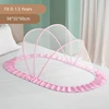 Baby Mosquito Net Bed Tent Kids Portable Folding Crib Cover Bassinet Mosquito Net Cover to Keep Cats Out Breathable Net 5